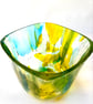 Mini Fused Glass Square Vase - Image 2