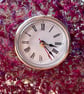 Arch shape petal resin clock- home decor 