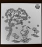 Japanese Greeting Card. Blank Japanese Inspired Greetings Card. - Image 5