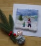 Needle felted Fun with Mum greetings card - Image 1