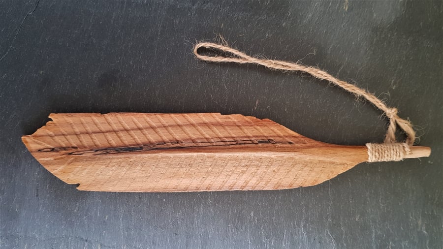 Carved Feather