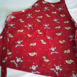 Comical Santa & Rudolph Christmas Apron