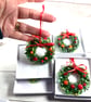 Gorgeous fused glass wreaths in gift box  - Image 3