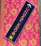 Handmade Needlepoint & Cross Stitch Bookmark, Book Magic, Book Lover Gift