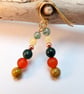 Carnelian, Agate And Copper Earrings - Handmade In Devon - Free UK Delivery - Image 3