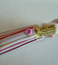 Faux leather lip balm holder keyring  - Image 3