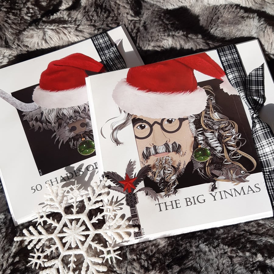 Scottish Christmas Cards 4 Pack