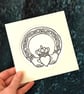 Claddagh Linocut Print - Image 3
