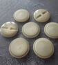 1 and 1 2" 38mm, 60L Vintage Pearlised Buttons pre 1960's