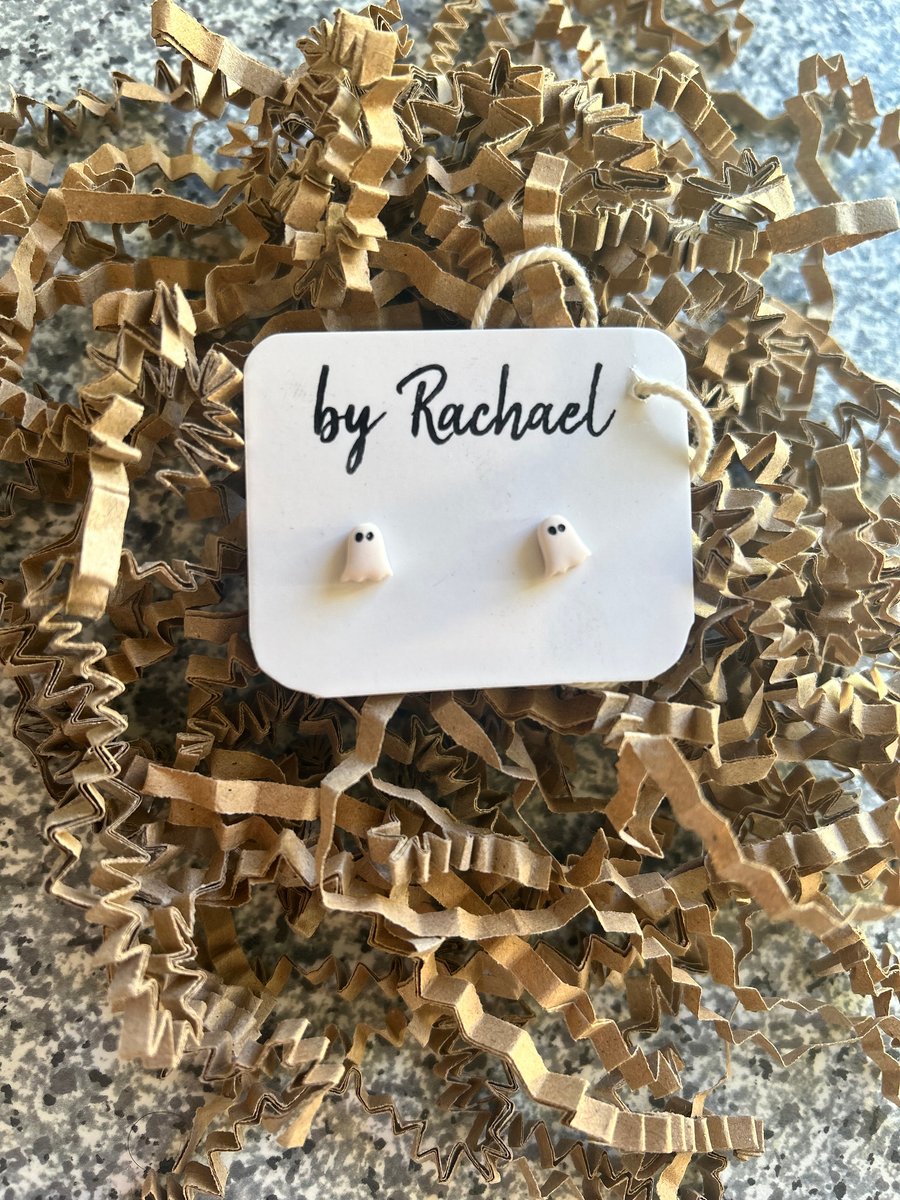 White ghost studs