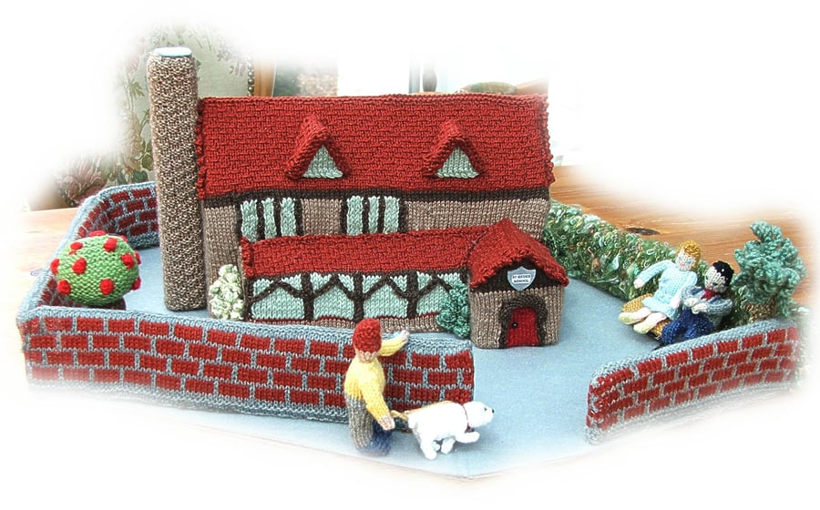 ST BEDES SCHOOL village toy knitting pattern Little Knittington PDF by email 