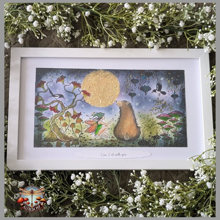 Can I sit with You… (Frame) OOAK 