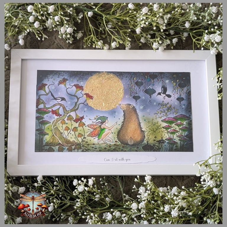 Can I sit with You… (Frame) OOAK 