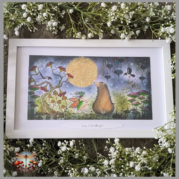 Can I sit with You… (Frame) OOAK 