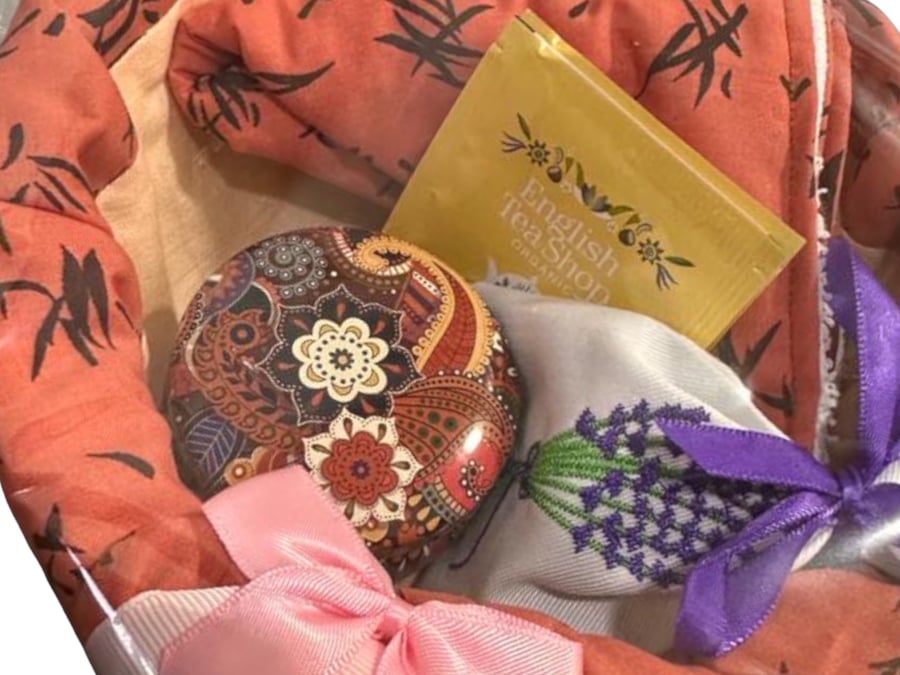 Peach Gift Basket Folksy