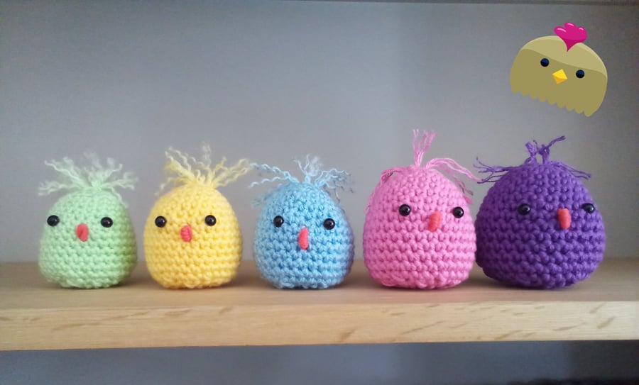 Crocheted Easter Chicks