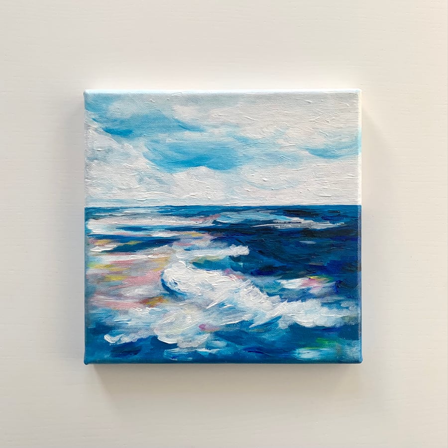 Original acrylic seascape painting