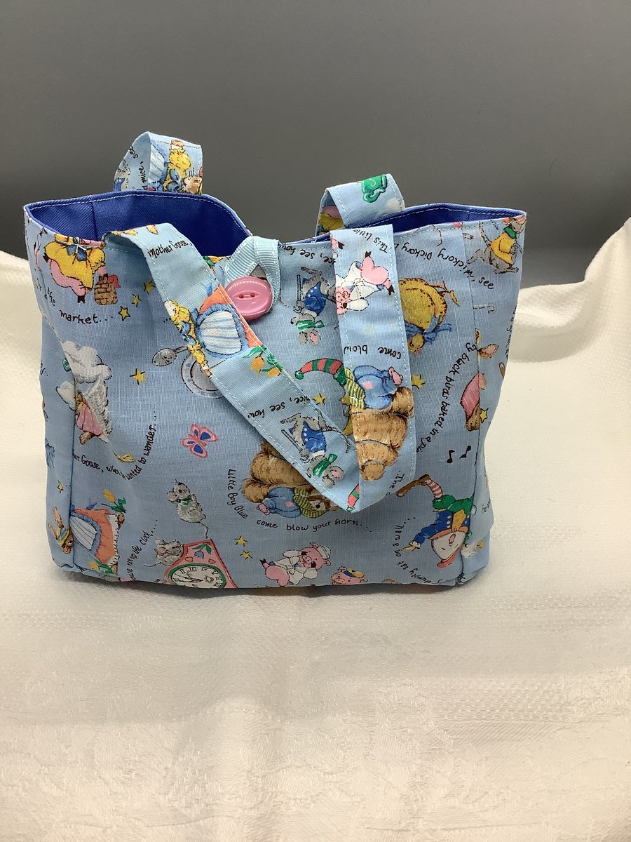 Blue nursery rhyme Gift bag