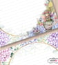 Letter Writing Paper - Cute fairy amongst hydrangea flowers, 10 sheets - Image 2