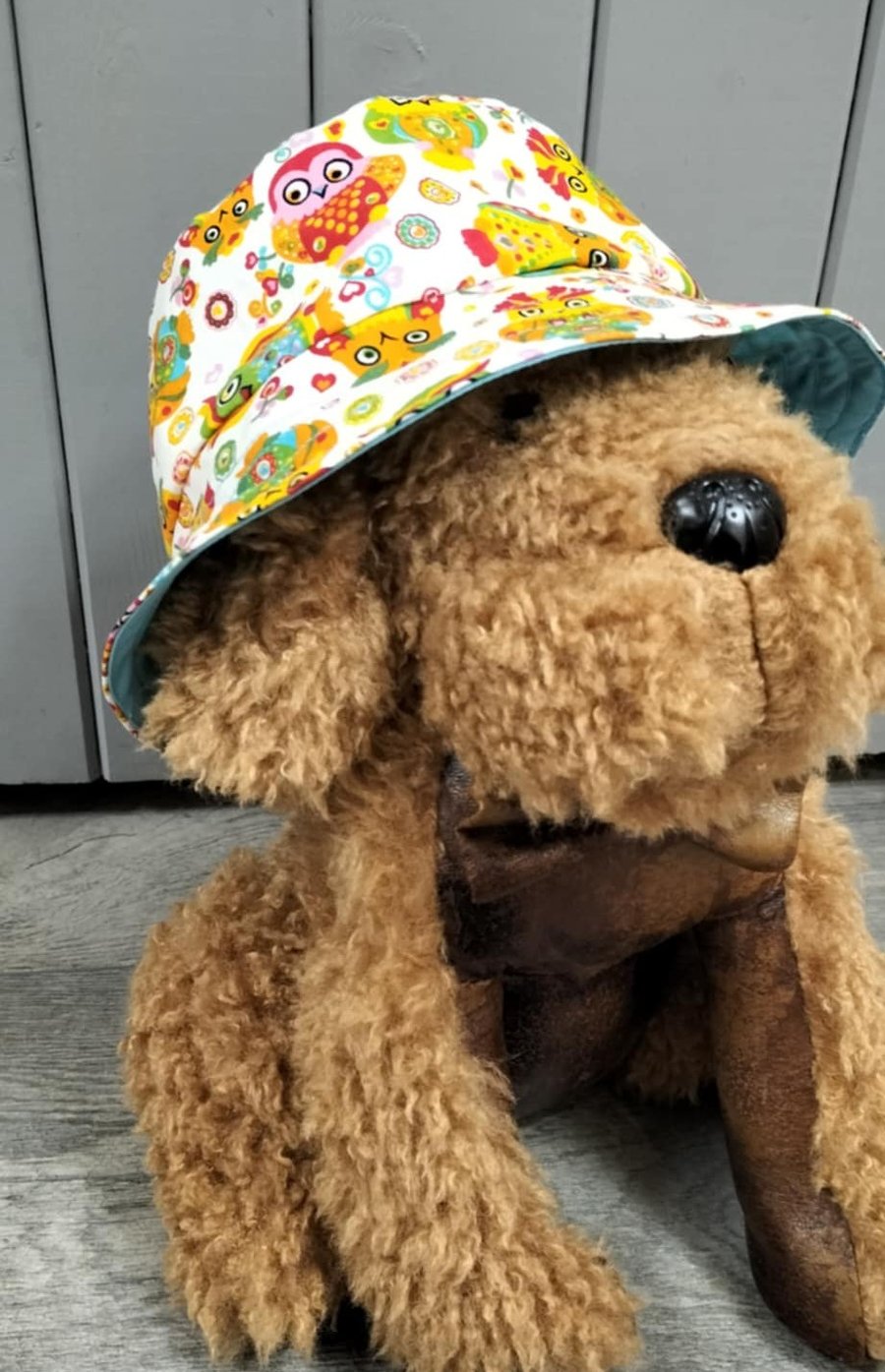 Colourful owl bucket hat , 12- 24 months