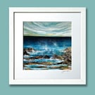 Signed Seascape Framed Print Ready To Hang