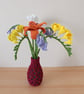 Single stem lily, macrame flower, orange lily, gifts for her - Image 7