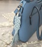 Fringed tassel Macrame Key chain or Handbag charm, luggage accessories, boho  - Image 4