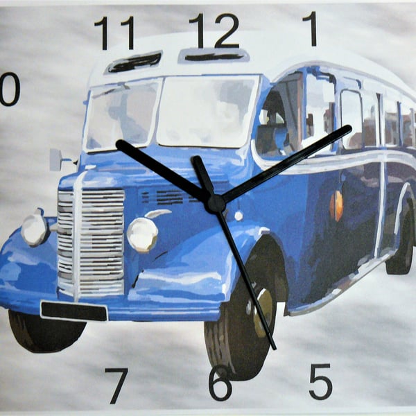bedford OB duple bus wall hanging clock OB bus clock 