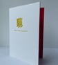 Beehive Letterpress A6 greeting card - Image 3