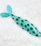 Spotty Fused Glass Fish Decoration - Image 1