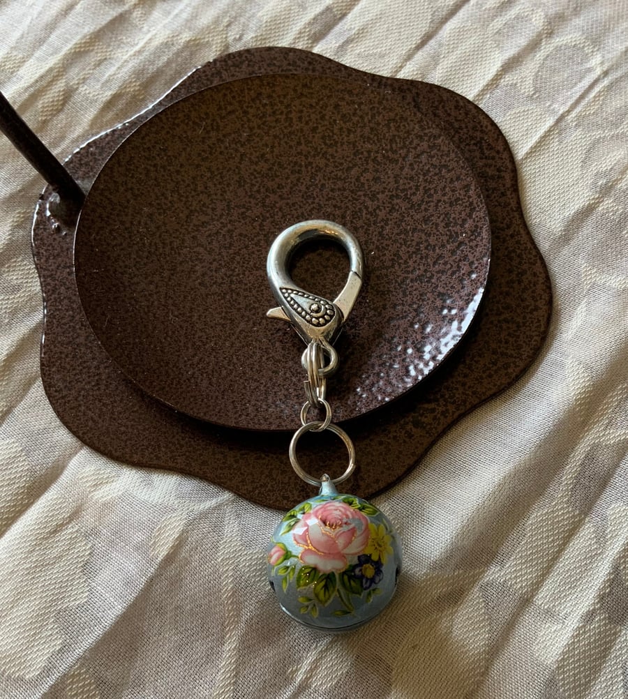 Japanese Flower Bell Charm