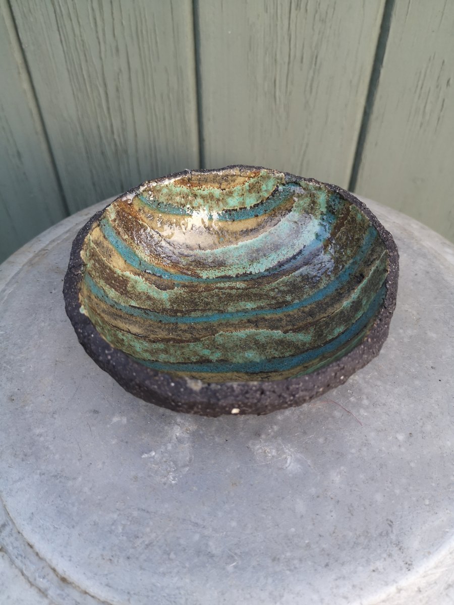 Small & Stripy Rustic Bowl