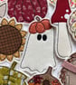 Autumn Pumpkin Ghost Decoration