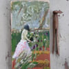 Flower girl painting 