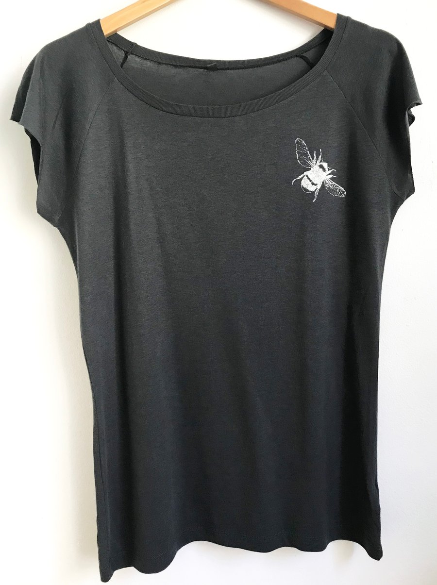 Small Bee Womens Bamboo and organic cotton ethical T shirt