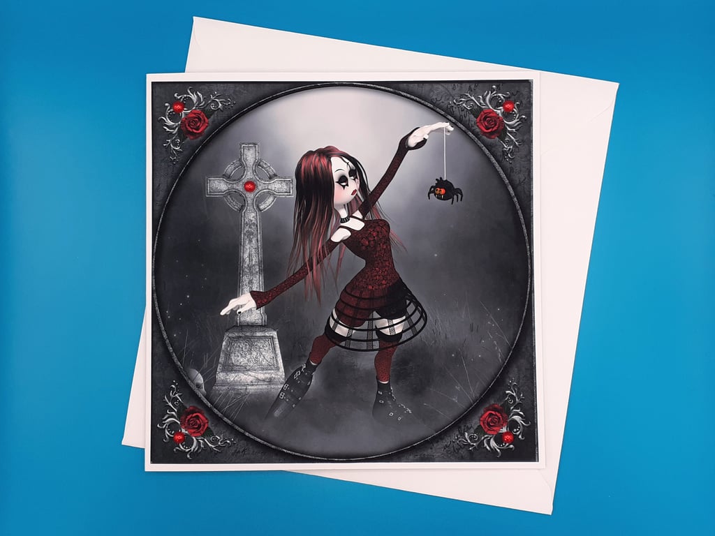 Gothic Birthday Card , Daughter, Sister, Wife, Granddaught