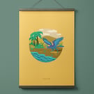 Archaeopteryx A4 print, unframed