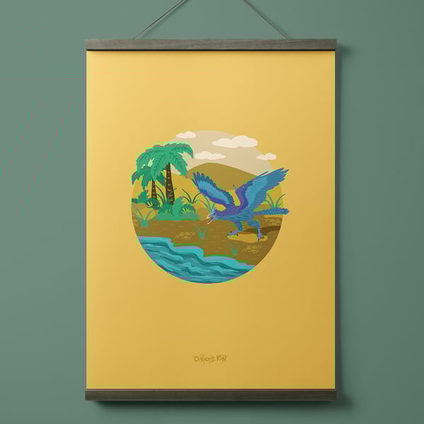 Archaeopteryx A4 print, unframed