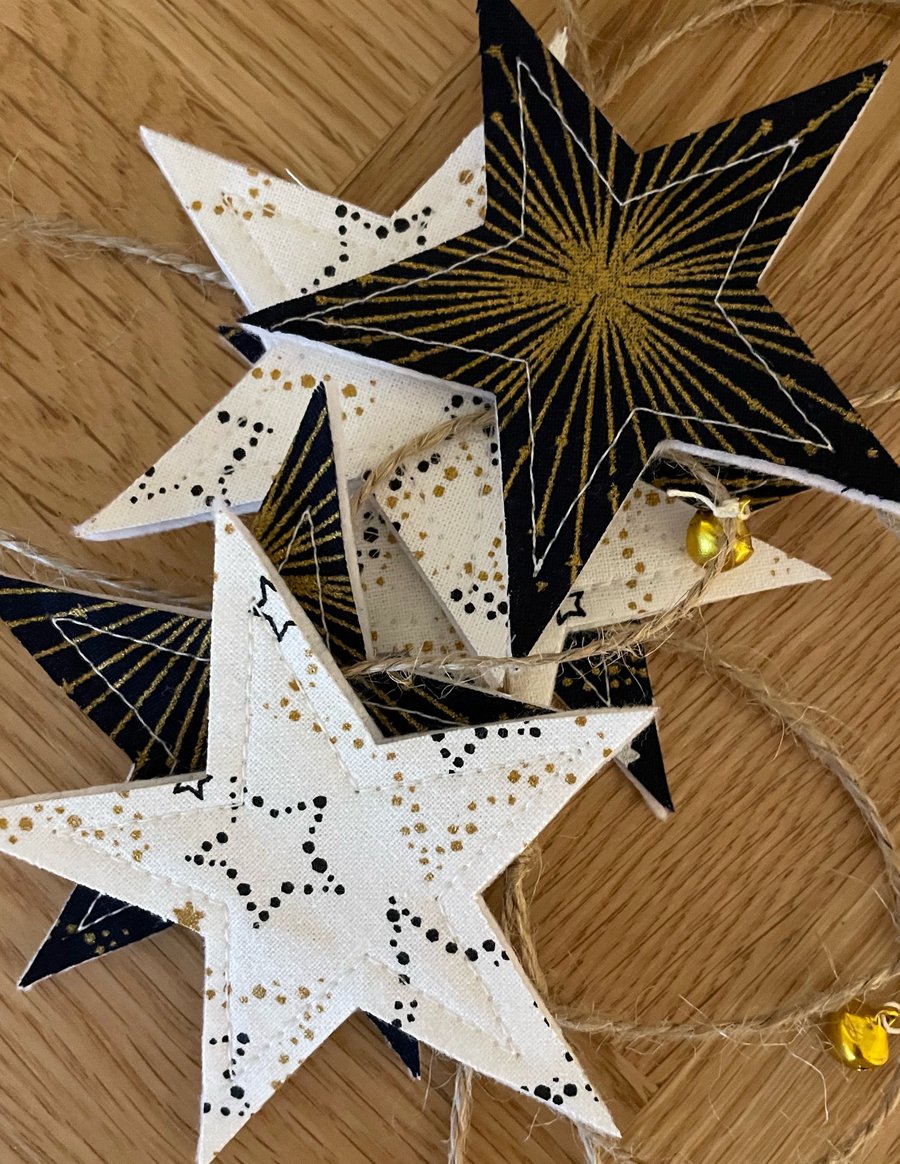 Bunting stars and jingle bells