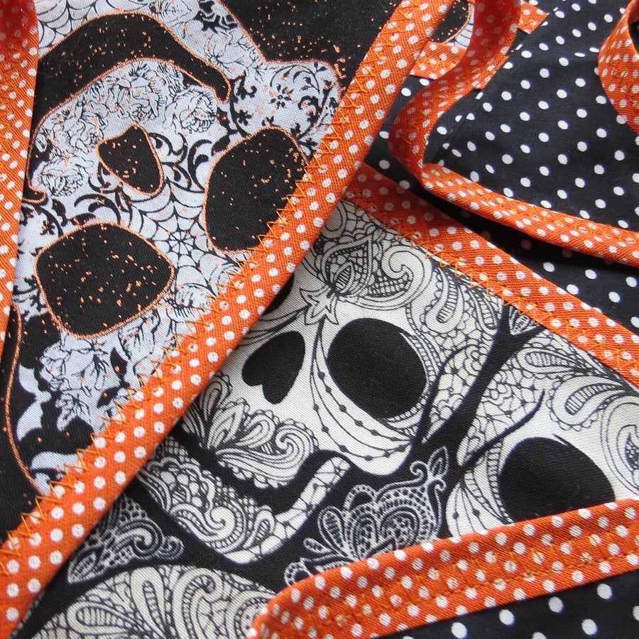 Halloween bunting. Double sided Halloween bunting.  2.02 metres, excluding ties.