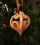 Unique Wooden 3D Christmas Decoration - Image 1