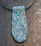 Handcrafted wearable art pendant
