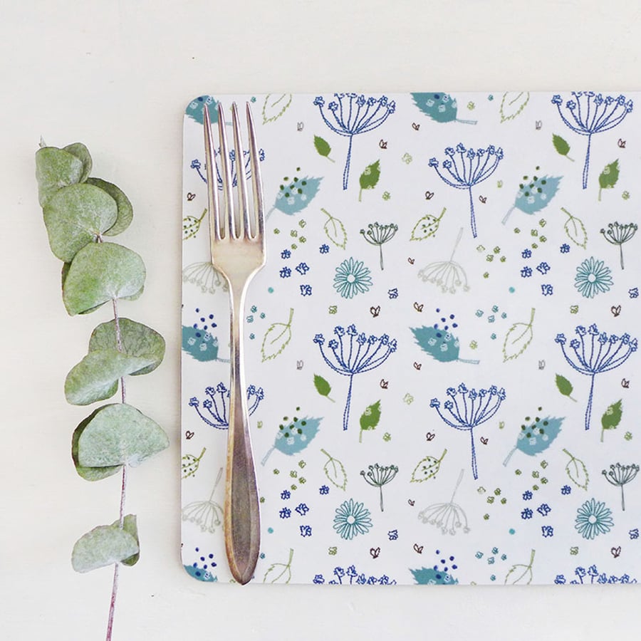 Blue Parsley Placemats