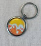 Bhutan Flag Keyring