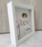 Handwritten sea glass GROW - Image 5