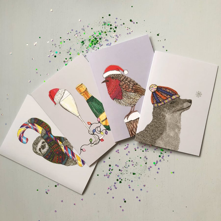 Pack of 4 Christmas Cards