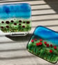 Fused Glass Poppy Field - Image 2