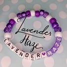 Beaded bracelet Lavender Haze