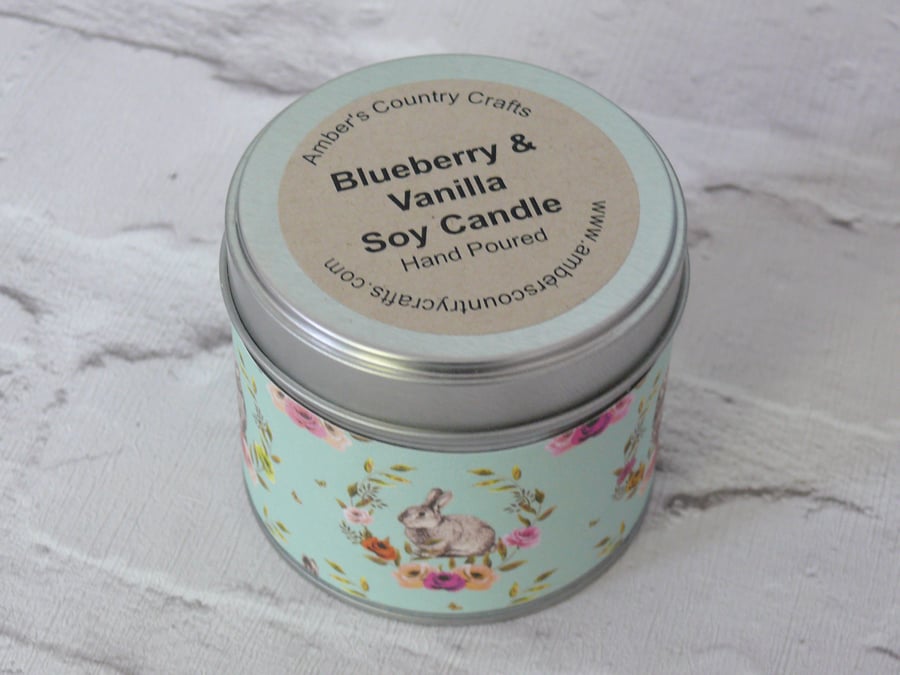 Blueberry And Vanilla Candle