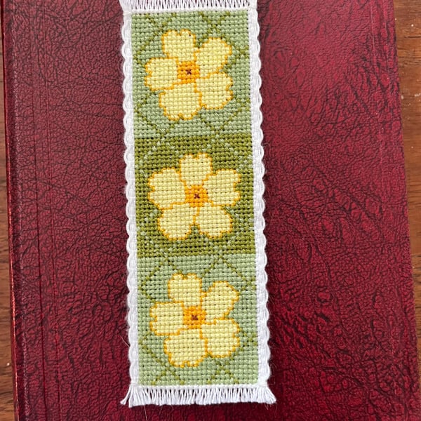 Primrose Counted Cross Stitch Bookmark Kit